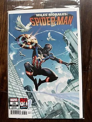 Buy Miles Morales Spider-Man Vol 1 # 28 Captain America 80th Years Variant NM • 2.50£