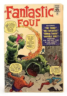 Buy Fantastic Four Golden Record Reprint #1 Comic Only Variant FR/GD 1.5 1966 • 371.78£