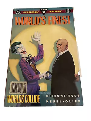 Buy World's Finest #2 Vol. 1 DC Comics 1990 Joker/Lex Luthor Cover VF 8 See Video • 3.91£