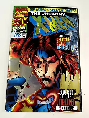 Buy Uncanny X-men #350 Prism Foil Wraparound Cover Gambit Trial 1st Print Marvel NM • 10.39£