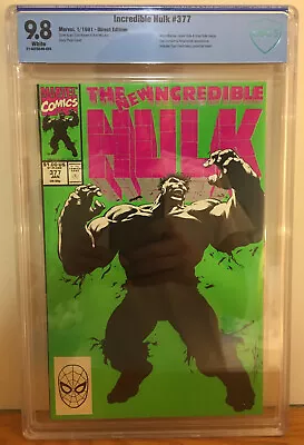 Buy Incredible Hulk #377 1991 Cbcs 9.8 All Hulks Merge Doc Samson Tiger Electronics • 120.48£