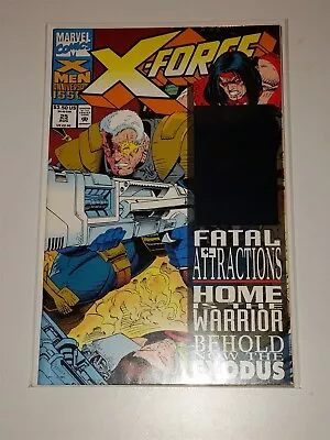 Buy X-force #25 Nm (9.4 Or Better) Marvel Comics Cable Hologram X-men August 1993 • 7.99£
