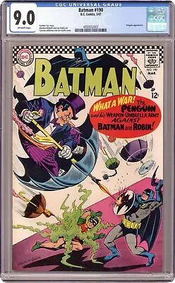 Buy Batman #190 CGC 9.0 1967 4350032002 • 375.02£