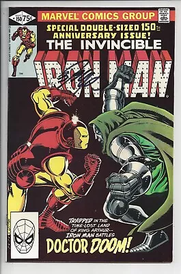 Buy Iron Man #150 - VF (8.0) 1981- Classic Romita Jr Doom Cover Signed By Bob Layton • 55.34£