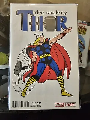 Buy Mighty Thor #700 1:50 Jack Kirby T-Shirt Variant Marvel 2017 HTF Rare Excellent! • 22.87£