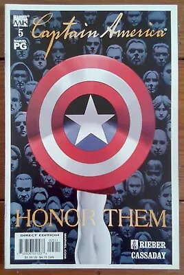 Buy Captain America 5, Marvel Comics, October 2002, Vg • 2.59£