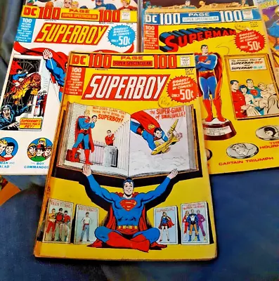 Buy DC 100 PAGE SUPER SPECTACULAR 15, 18, 21 SUPERBOY/Superman/Teen Titans  (1973) • 25£