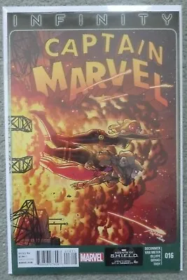 Buy Captain Marvel #16 Deconnick..marvel 2013 1st Print..vfn+..carol Danvers • 4.99£