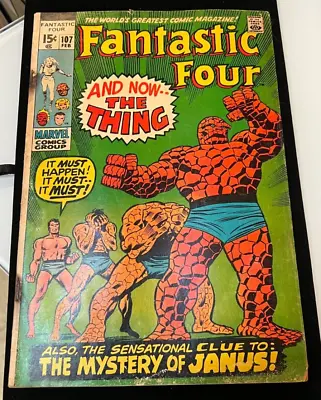 Buy **Key Issue**Fantastic Four:  And Now..The Thing   Issue #107 • 19.77£