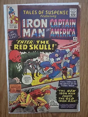 Buy Tales Of Suspense #65 - 1st Red Skull In The Silver Age - Marvel 🔑 Comics • 63.95£