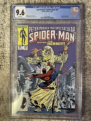 Buy Marvel PETER PARKER The SPECTACULAR SPIDER-MAN #97 1st Print 12/84 CGC 9.6 NM+ • 44.99£