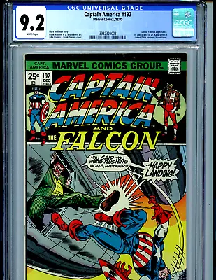 Buy Captain America #192 CGC 9.2 1975  Marvel Dr. Karla Sofen Moonstone Amricons K70 • 118.25£