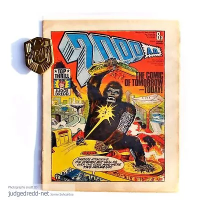 Buy 2000AD Prog 5 1st Judge Dredd Cover Art Rare Comic Bag And Board 26 3 77 1977 () • 59£