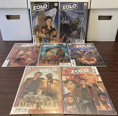 Buy Solo A Star Wars Story Movie Adaptation #1 - 7 [SET] MARVEL COMICS 2018 (HG) • 79.05£