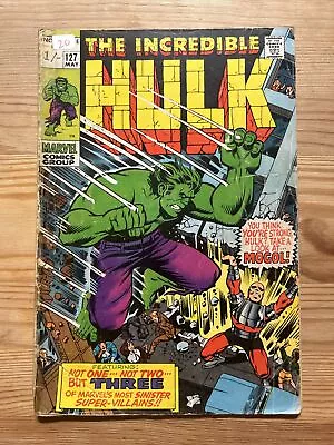 Buy Marvel The Incredible Hulk #127 (May 1970) Herb Trimpe Art • 6.95£