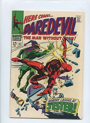 Buy Daredevil #42 1968 (VG 4.0)(Cover Detached Bottom Staple) • 11.99£