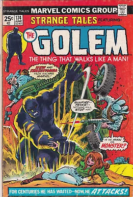 Buy Strange Tales #174 John Buscema Art! The GOLEM!  Marvel Comics, High Grade • 7.33£