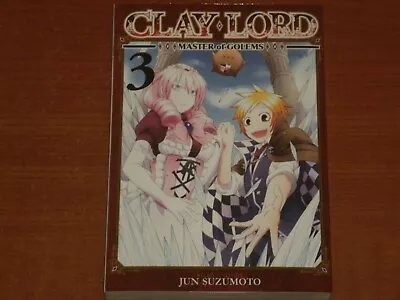 Buy Seven Seas:  CLAY LORD 'Master Of Golems' Vol.3  B&W Manga PB 2015 Jun Suzumoto • 9.99£