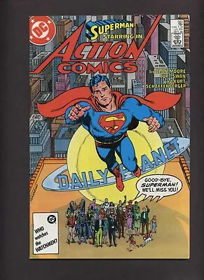 Buy Action 583 (FN) Superman! Alan Moore, Curt Swan 1986 DC Comics (n886) • 9.50£