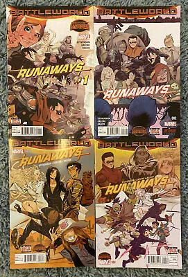 Buy Runaways Secret Wars BattleWorld #1-4 Complete Marvel Comics 2015 Sent In Mailer • 6.99£