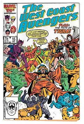 Buy The West Coast Avengers #15 - Marvel 1986 - Steve Englehart [Ft Hellcat] • 6.39£