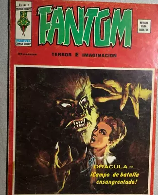 Buy FANTOM Vol 2 #17 (1974) Spanish Marvel B&W Horror Comics Magazine Dracula VG/VG+ • 28.11£