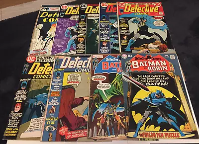Buy Detective Comics # 398/413/422/426/431/433/434/436/450 (9) Batman /adams Dc 1970 • 19.95£