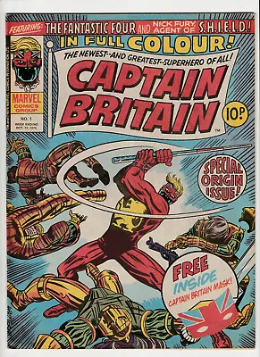 Buy Captain Britain #1, #2 & #3 Vintage 1976 Key Marvel UK 1st Appearance High Grade • 250£