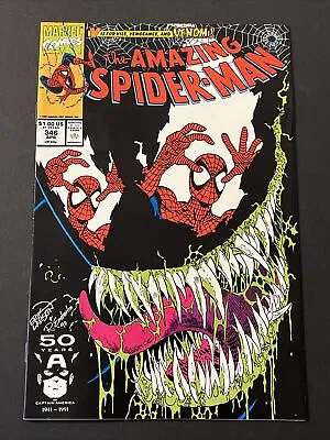 Buy Amazing Spider-Man #346 VF+ Iconic Erik Larsen Venom Cover • 19.70£