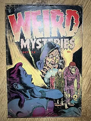 Buy Weird Mysteries #1 (1952) Gilmor Magazines, Electrocution Panels, Zombie GGA 2.5 • 700£