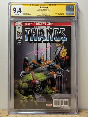 Buy Thanos #15   CGC 9.4 (W) Signed By Donny Cates • 86.73£