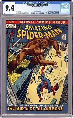 Buy Amazing Spider-Man #110 CGC 9.4 1972 4061001009 • 363.54£