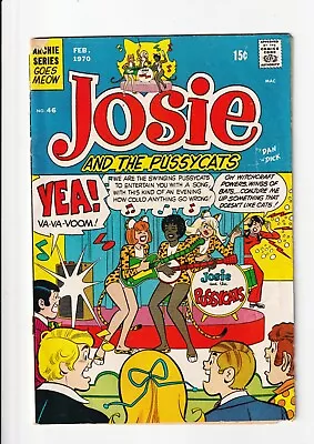 Buy Josie & The Pussycats #46 (Archie, 1970) - First Josie And Pussycats 1st Print • 110.69£