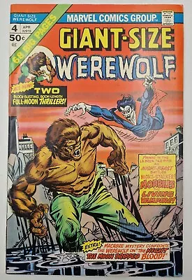 Buy Giant-Size Werewolf #4 - Marvel Comics - 1975 - 1st Battle Werewolf Vs Morbius  • 6£