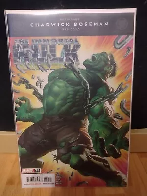 Buy The Immortal Hulk #38 VF Chadwick Boseman Tribute First Print Marvel (Used 8.0+) • 4£