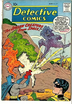 Buy Detective Comics   # 277    VERY GOOD    March 1960     See Photos • 67.96£