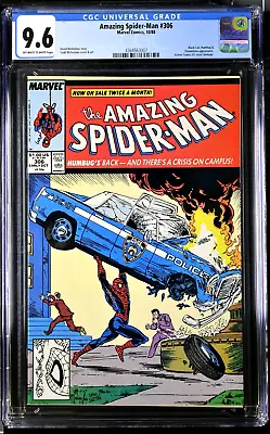 Buy Amazing Spider-Man #306 ~ CGC 9.6 NM+ White Pages Todd McFarlane ~ Action 1 • 95.14£