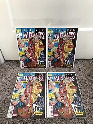 Buy The New Mutants #98!! 1st Appearance Of Deadpool!! Lot Of 4 Facsimile Issue. • 19.79£