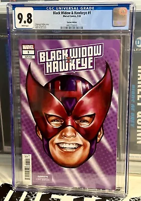 Buy Black Widow And Hawkeye #1 CGC 9.8 Mark Brooks Headshot Variant Cover Marvel New • 39.95£