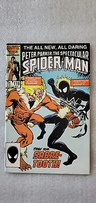 Buy Spectacular Spider-Man #116 NM- 1986 1st Appearance Of The Foreigner Comics • 14.30£