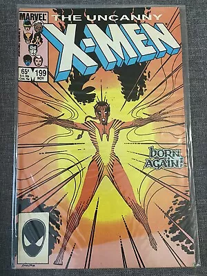 Buy Uncanny X-Men # 199 Marvel Comics 1st App Rachael Summers As 2nd Phoenix 1985 • 1.99£