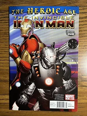 Buy Invincible Iron Man 27 Extremely Rare Newsstand Variant Marvel Comics 2010 • 10.79£