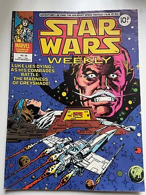 Buy Star Wars Weekly, No.39 Vintage Marvel Comics UK • 2.95£