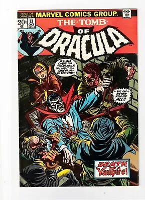 Buy Tomb Of Dracula #13 VF ORIGIN OF BLADE MARVEL • 197.65£