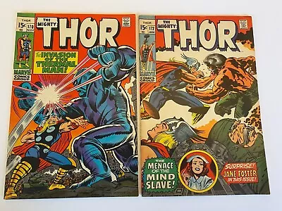 Buy Thor Comic Book Lot # 170 172 173 177 182 188 189 - Bronze Age • 79.16£