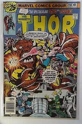 Buy Thor #250 Marvel Comics (1976) VF 1st Series 1st Print Comic Book • 7.75£