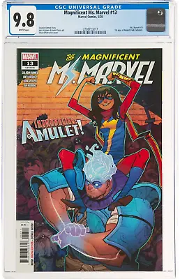 Buy Magnificent Ms. Marvel #13 (Marvel, 2020) CGC 9.8 White Pages First App Amulet • 159.99£