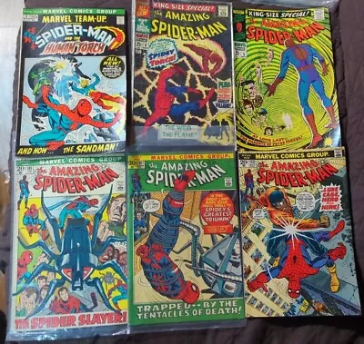 Buy Spiderman Marvel Comic 'Lot Of Six Books' 1 4 5 105 107 123 • 239.06£