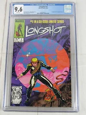 Buy Longshot #1 CGC 9.6 White Pages Sept. 1985 Marvel Comics 4192443011 • 98.38£