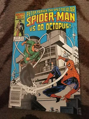 Buy Peter Parker - The Spectacular Spider-man # 124 Vf 1987  News Stand Version ! • 8£